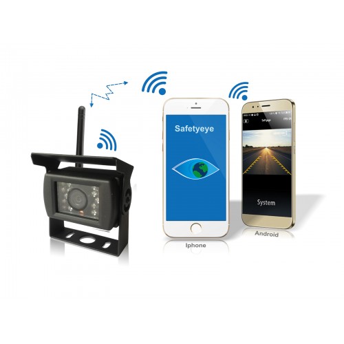 Wi-Fi Bakkamera for Smartphones. Fastmontering