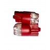 LED diodepære "Glassokkel" 5W Rød